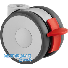 TENTE Lenkrolle PUR/Polyamid Schnäpperloch 75 mm 100 kg Feststeller TENTE Lenkrolle PUR/Polyamid Schnäpperloch 75 mm 100 kg Feststeller