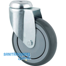 TENTE Lenkrolle TPR/Stahlblech 125 mm 100 kg TENTE Lenkrolle TPR/Stahlblech 125 mm 100 kg