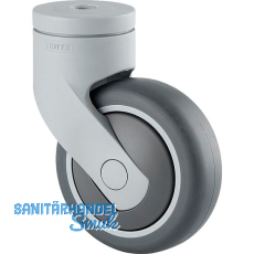 TENTE Lenkrolle TPR/Kunststoff Fadenschutz Schn�pperloch 50 mm 75 kg