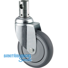 TENTE Lenkrolle PUR zentral- total feststellbar 150 mm 100 kg