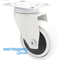 WAGNER Lenkrolle Kunstoff-Rad weiß 75 mm 75 kg WAGNER Lenkrolle Kunstoff-Rad weiß 75 mm 75 kg