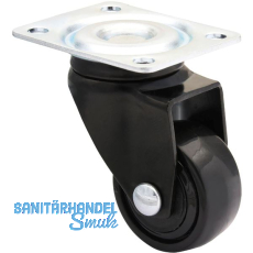 WAGNER Lenkrolle Kunstoff-Rad schwarz 25 mm 12 kg WAGNER Lenkrolle Kunstoff-Rad schwarz 25 mm 12 kg