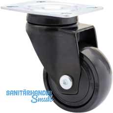 WAGNER Lenkrolle Kunstoff-Rad schwarz 50 mm 50 kg