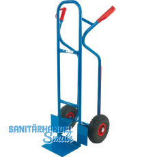 Stahl Rodel gesch�umte R�der Tragkraft 250 kg Schaufelgr��e 270 x 200 mm