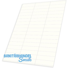 Etiketten weiß 70 x 16,9 mm Etiketten weiß 70 x 16,9 mm