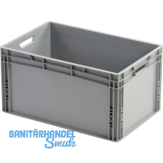 Eurokasten in grau geschlossen 600 x 400 x 320 mm