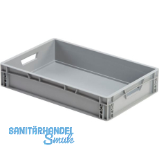 Eurokasten in grau geschlossen 600 x 400 x 120 mm Eurokasten in grau geschlossen 600 x 400 x 120 mm