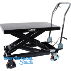 ELMAG Scheren-Hubtischwagen Tragkraft 500 kg Tischhöhe max. 795 mm ELMAG Scheren-Hubtischwagen Tragkraft 500 kg Tischhöhe max. 795 mm