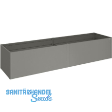 BIOHORT HochBeet Gr. 4x1 quarzgrau-metallic BIOHORT HochBeet Gr. 4x1 quarzgrau-metallic