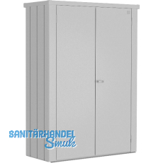 BIOHORT Terrassenschrank Romeo L High silber-metallic BIOHORT Terrassenschrank Romeo L High silber-metallic