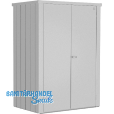 BIOHORT Terrassenschrank Romeo M High silber-metallic BIOHORT Terrassenschrank Romeo M High silber-metallic