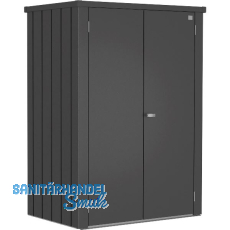 BIOHORT Terrassenschrank Romeo M High dunkelgrau-metallic
