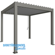 BIOHORT Pergola Gr. 4 x 3 quarzgrau/silber BIOHORT Pergola Gr. 4 x 3 quarzgrau/silber
