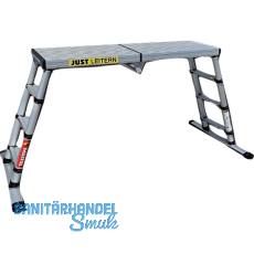 JUST Alu-Telesteps-Arbeitsplattform mit 3 Sprossen JUST Alu-Telesteps-Arbeitsplattform mit 3 Sprossen