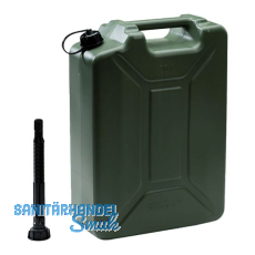 Kanister Kunststoff Armeemodell gr�n Inhalt 20 Liter