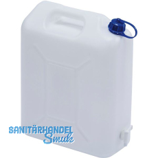 Kanister Kunststoff wei� Inhalt 20 Liter