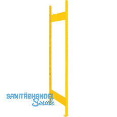 META Rahmen RAL 1003 signalgelb 2000 x 500 mm offen, komplett