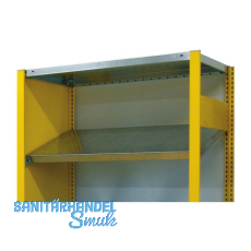 META Schr�gboden V 150, 14� mit Anschlag verzinkt, komplett 1000 x 500 mm