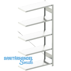 META Steck-Anbauregal 2000 x 1000 x 400 mm 5 Fachb�den 150 kg