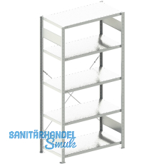 META Steck -Grundregal 2000 x 1000 x 500 mm 5 Fachböden 150 kg META Steck -Grundregal 2000 x 1000 x 500 mm 5 Fachböden 150 kg