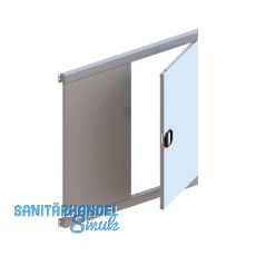 META Doppelfl�gelt�re 1/2 T�r RAL 7035 lichtgrau H�he 1000 mm