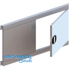 META Doppelflügeltüre 1/4 Tür RAL 7035 lichtgrau Höhe 500 mm META Doppelflügeltüre 1/4 Tür RAL 7035 lichtgrau Höhe 500 mm