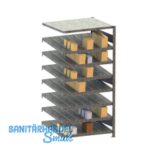 META Schr�gbodenregal H�he 2000 mm Tiefe 800 mm L�nge 1000 mm Anbauregal