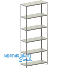 META Schraubregal Grundset 2500 x 1000 x 400 mm Tragkraft 150 kg META Schraubregal Grundset 2500 x 1000 x 400 mm Tragkraft 150 kg