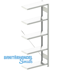 META Steck-Anbauregal 2000 x 750 x 300 mm 5 Fachb�den 100 kg