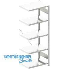 META Steck-Anbauregal 2000 x 750 x 500 mm 5 Fachböden 100 kg META Steck-Anbauregal 2000 x 750 x 500 mm 5 Fachböden 100 kg