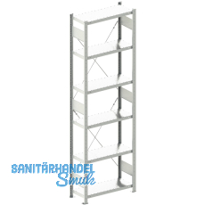 META Steck-Grundregal 2500 x 750 x 300 mm 6 Fachböden 100 kg META Steck-Grundregal 2500 x 750 x 300 mm 6 Fachböden 100 kg