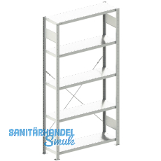 META Steck-Grundregal 2000 x 1000 x 300 mm 5 Fachb�den 150 kg