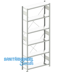 META Steck-Grundregal 2500 x 1000 x 300 mm 6 Fachböden 150 kg META Steck-Grundregal 2500 x 1000 x 300 mm 6 Fachböden 150 kg