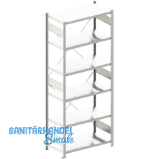 META Steck-Grundregal 2500 x 1000 x 500 mm 6 Fachböden 150 kg META Steck-Grundregal 2500 x 1000 x 500 mm 6 Fachböden 150 kg