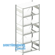 META Steck-Grundregal 2500 x 1000 x 600 mm 6 Fachböden 150 kg META Steck-Grundregal 2500 x 1000 x 600 mm 6 Fachböden 150 kg