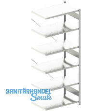 META Steck-Anbauregal 2500 x 1000 x 600 mm 6 Fachböden 150 kg META Steck-Anbauregal 2500 x 1000 x 600 mm 6 Fachböden 150 kg