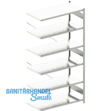 META Steck-Anbauregal 2500 x 1300 x 600 mm 6 Fachb�den 230 kg