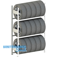 META Reifen Steck-Grundregal 2000 x 1300 x 400 mm 150 kg