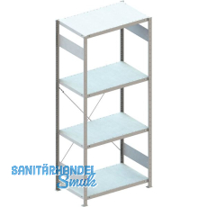 META Steck-Grundregal 2000 x 750 x 600 mm 4 Fachb�den 100 kg