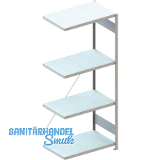 META Steck-Anbauregal 2000 x 750 x 600 mm 4 Fachböden 100 kg META Steck-Anbauregal 2000 x 750 x 600 mm 4 Fachböden 100 kg