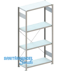 META Steck-Grundregal 2000 x 1000 x 400 mm 4 Fachböden 150 kg META Steck-Grundregal 2000 x 1000 x 400 mm 4 Fachböden 150 kg