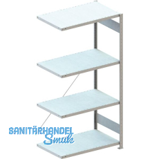 META Steck-Anbauregal 2000 x 1000 x 600 mm 4 Fachb�den 150 kg