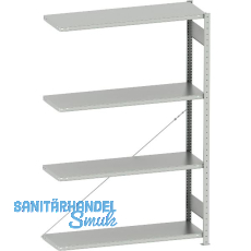 META Steck-Anbauregal 2000 x 1300 x 400 mm 4 Fachb�den 230 kg