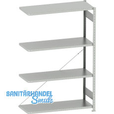 META Steck-Anbauregal 2000 x 1300 x 500 mm 4 Fachböden 230 kg META Steck-Anbauregal 2000 x 1300 x 500 mm 4 Fachböden 230 kg