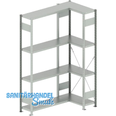 META Steck-Eckregal 2000 x 750 /1000 x 300 mm Tragkraft 100 kg META Steck-Eckregal 2000 x 750 /1000 x 300 mm Tragkraft 100 kg