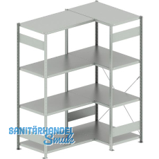 META Steck-Eckregal 2000 x 1000 /1000 x 600 mm Tragkraft 100 kg META Steck-Eckregal 2000 x 1000 /1000 x 600 mm Tragkraft 100 kg