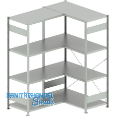 META Steck-Eckregal 2000 x 1300 /1000 x 600 mm Tragkraft 100 kg META Steck-Eckregal 2000 x 1300 /1000 x 600 mm Tragkraft 100 kg