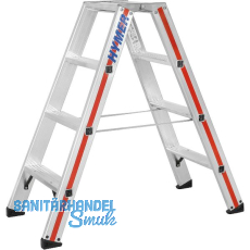HYMER Alu-Stufen-Stehleiter Type 8024 Stufen=2 x 4 Länge=1,04 m HYMER Alu-Stufen-Stehleiter Type 8024 Stufen=2 x 4 Länge=1,04 m