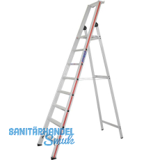 HYMER Alu-Stufen-Stehleiter mit Plattform Type 8026 Stufen 8 Länge=2,70 m HYMER Alu-Stufen-Stehleiter mit Plattform Type 8026 Stufen 8 Länge=2,70 m