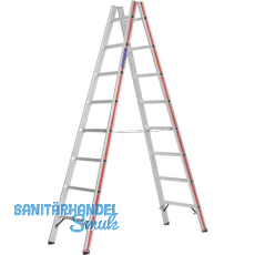 HYMER Alu-Sprossen-Stehleiter Type 6023 Sprossen=2 x 8 Länge=2,40 m HYMER Alu-Sprossen-Stehleiter Type 6023 Sprossen=2 x 8 Länge=2,40 m